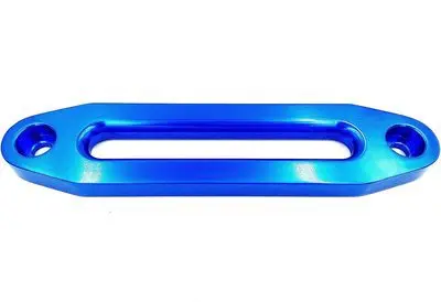 

10-дюймовая 254 мм черная хромированная заготовка из алюминия Hawse Fairlead 8000-15000 LBs синтетическое крепление лебедки для внедорожника ATV UTV