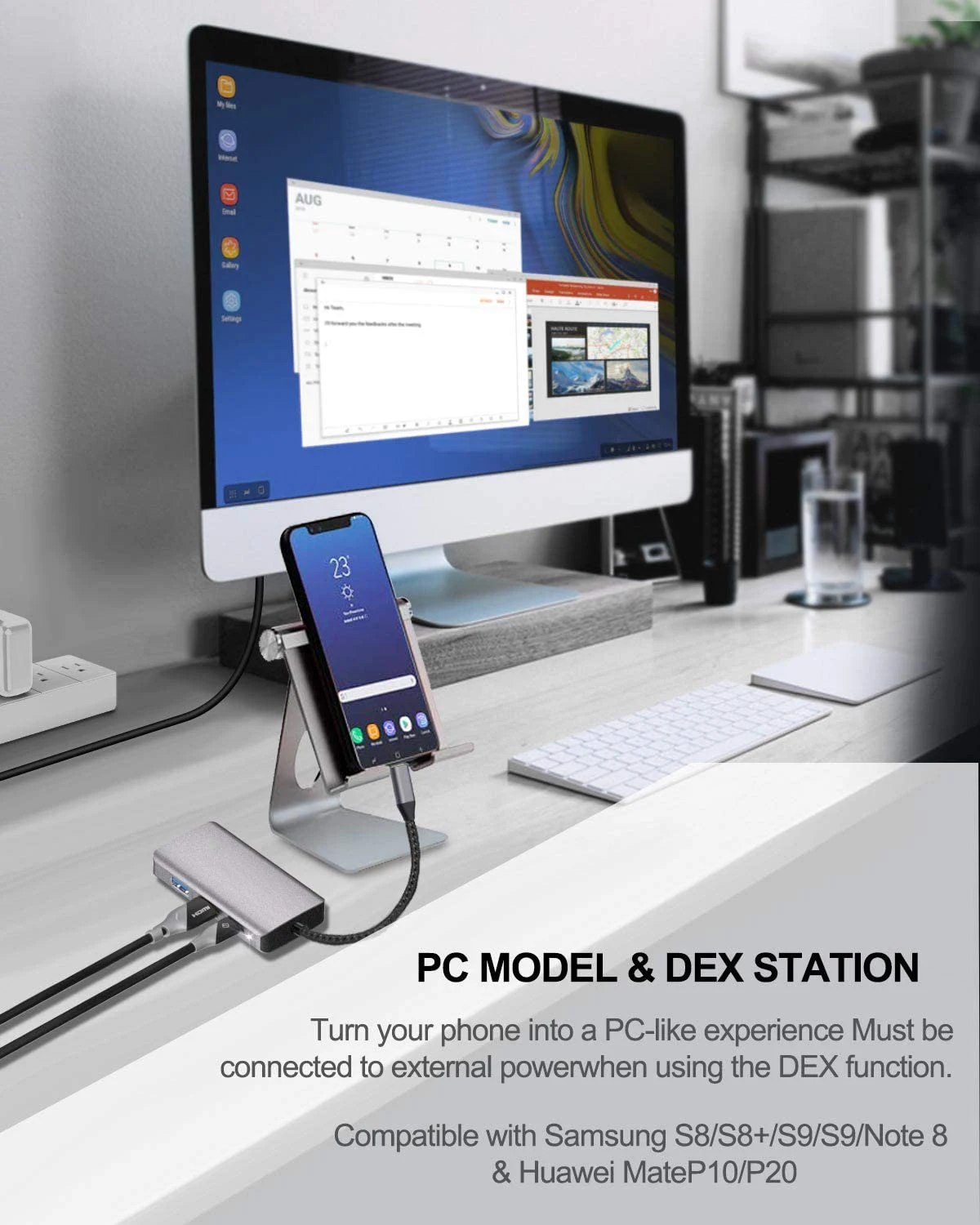 USB C-хаб для VGA HDMI 4K мультипортовый адаптер MacBook Pro/MacBook Air/ipad Pro/Dell XPS/Nintendo