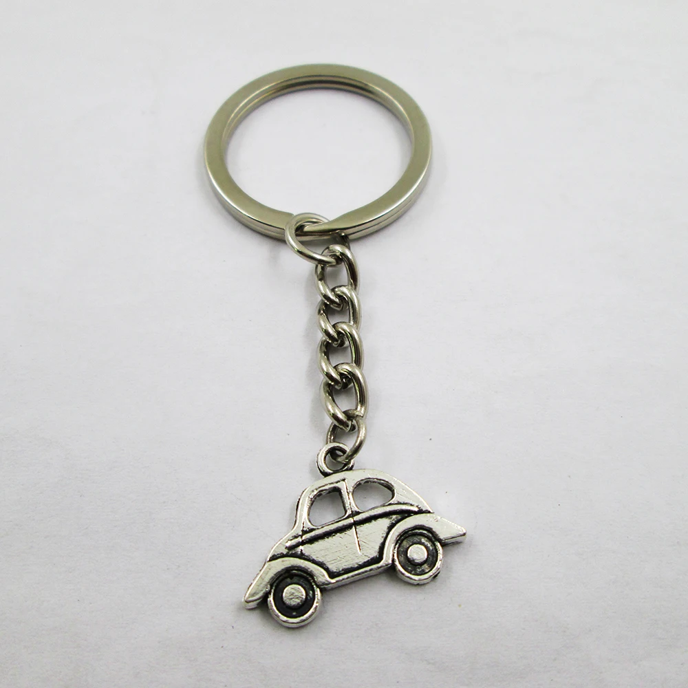 

3 шт./лот милый серебряный брелок в античном стиле с подвеской в виде автомобиля 22x15 мм брелок с лучшей оборкой, подарок на день рождения, брел...