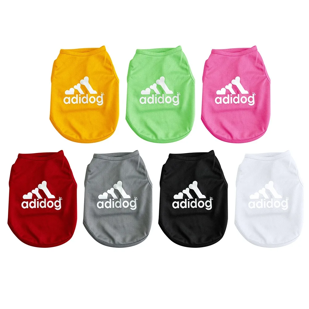 Летняя одежда для собак жилет маленьких средних и больших питомцев щенков