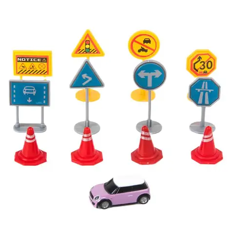 Дрифт 1:76 автомобильные знаки с дистанционным управлением, украшения сцены, уличный знак, обновленная модель игрушек, аксессуары (автомобили не входят в комплект)