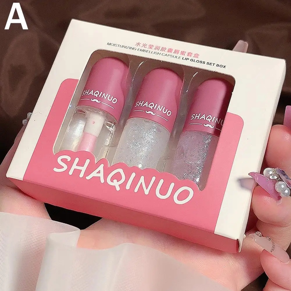 Shuiguang Capsule Lip Honey Kit увлажняет и поверхность зеркальное стекло бесцветное