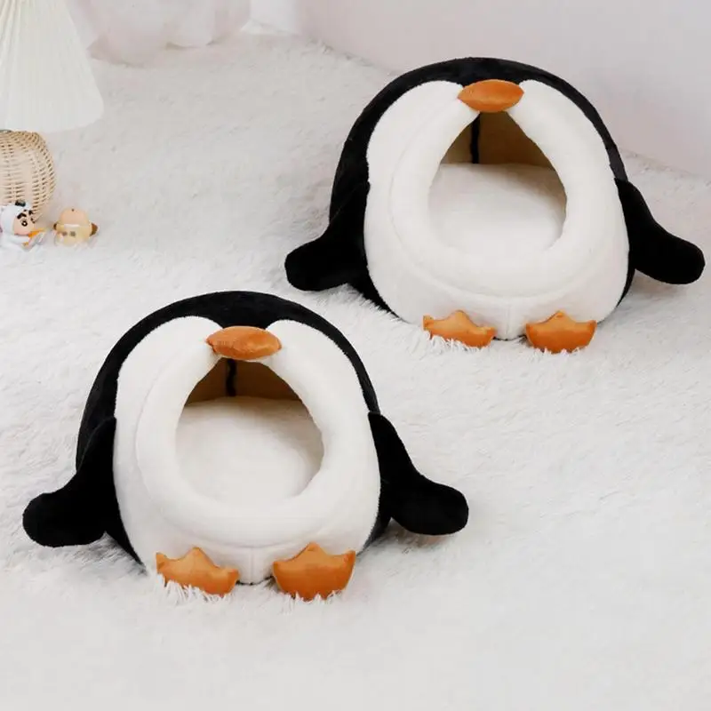 

Guinea Pig Hideout Penguin Shape Pet Bed Warm Hamster Nest Cozy Pet Bed Warm Cave Nest For Hamster Guinea Pig Hedgehog And Small