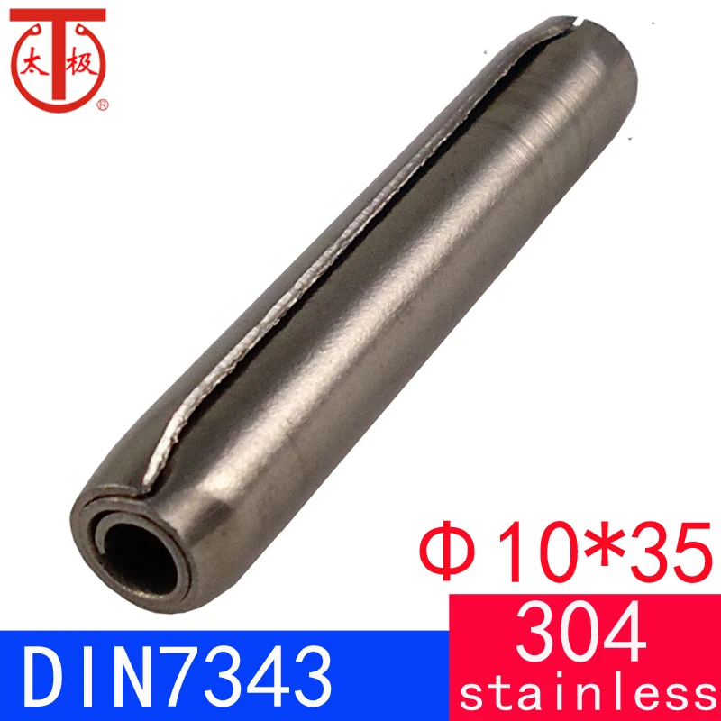 

(10*35) DIN7343 / ISO8750 Spiral spring pin ( Coiled pin ) 10 pieces/lot