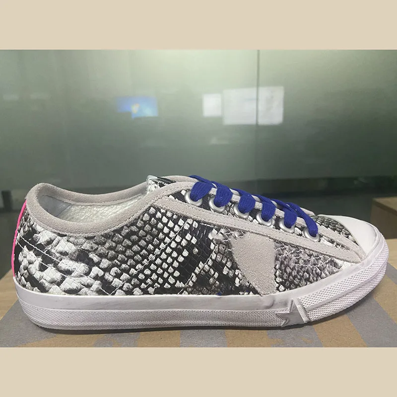 

2022 Four Seasons New Fashion Retro Small Dirty Shoes Parent-child Casual Sports Shoes Non-slip Snake Pattern Children ST109