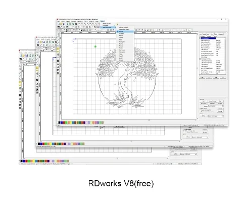 RDC6445G/RDC6445S Панель управления системой контроллера CO2 для гравировального станка