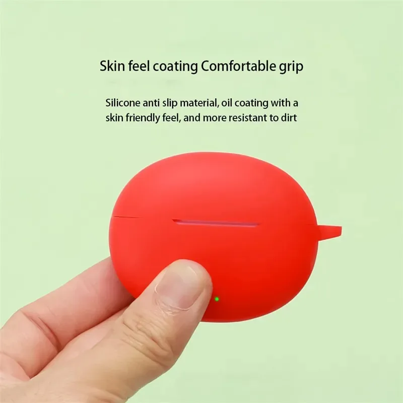 Фото Чехол Skinlee для OPPO Enco Air 5, матовый силиконовый противоударный мягкий чехол для OPPO Enco Air 5, задняя крышка. №3