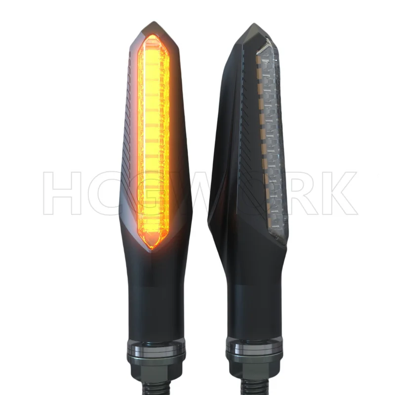 

Motorcycle Led Streamline Turning Light Signal Light Modified Parts for Dc12v Models