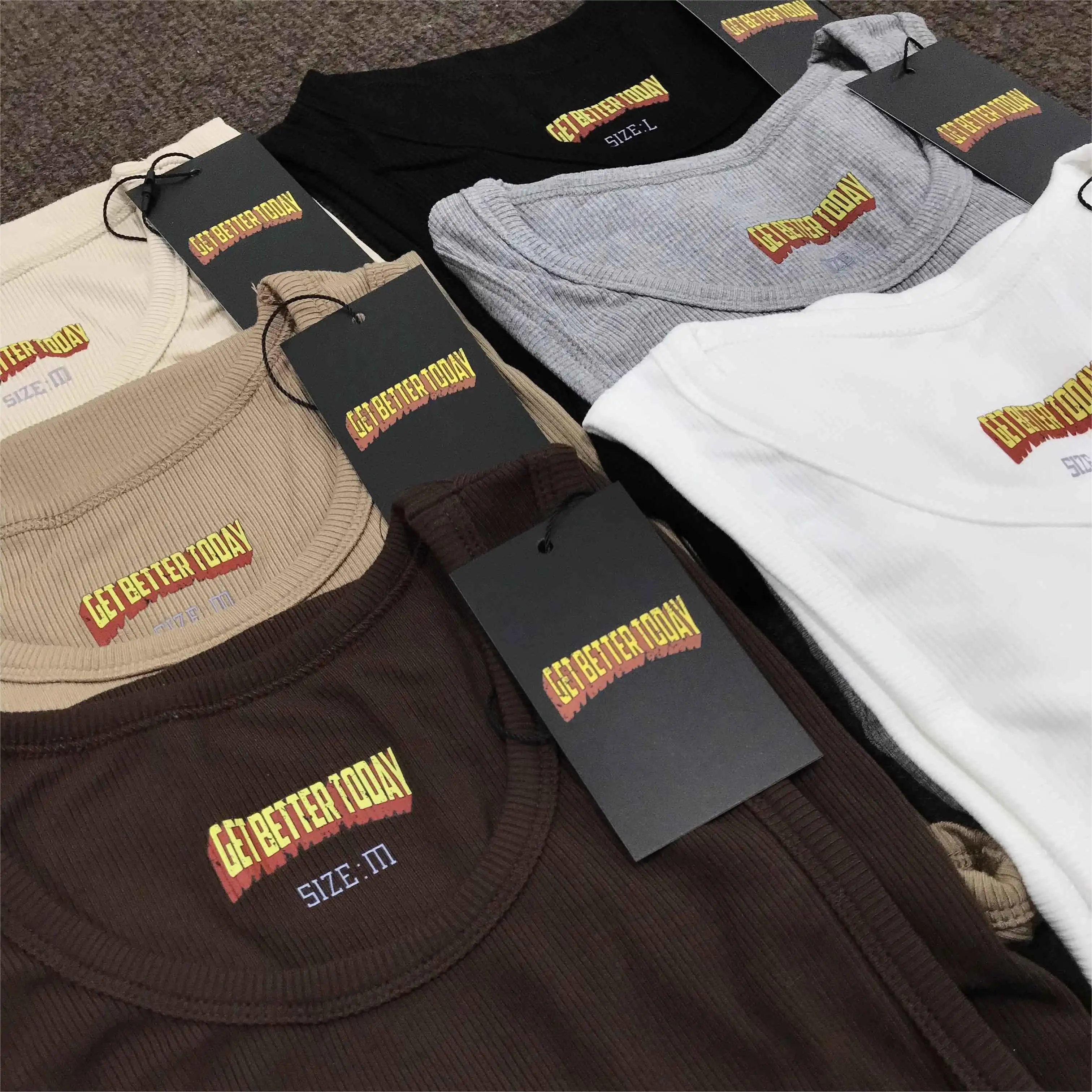 3 шт./комплект, мужские топы без рукавов с круглым вырезом