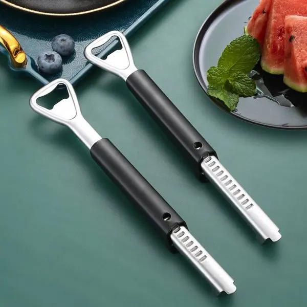 

Bottle opener beer screwdriver creative kitchen tool household two-in-one adjustable stainless steel can opener