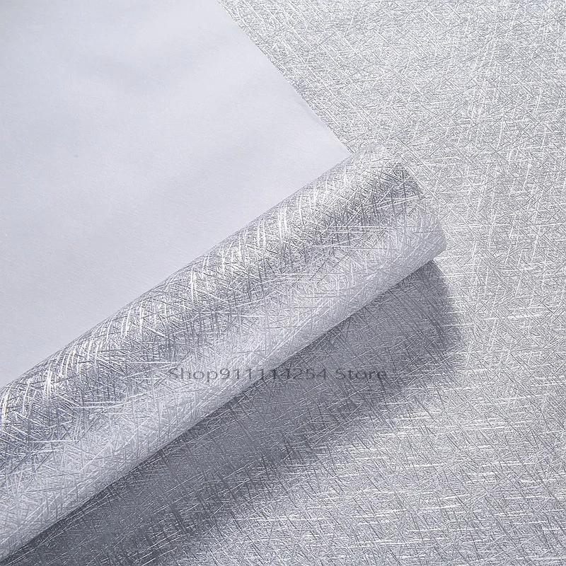 

Серебряные Матовые обои из чистого шелка, фоновые обои для гостиной, гостиницы, столовой, современные минималистичные светло-серые обои