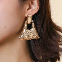 high quality texture water drop earrings women gift jewelry simple punk cool girl earrings fashion gifts
