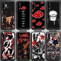 bandai naruto akatsuki logo phone case for huawei p20 p30 p40 lite e pro mate 40 30 20 pro p smart 2020