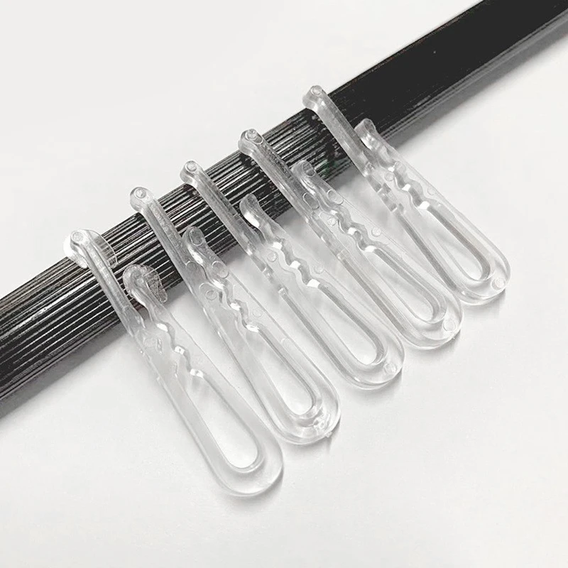 

Зажим пластиковый прозрачный для одежды, 38 мм, 500 шт.