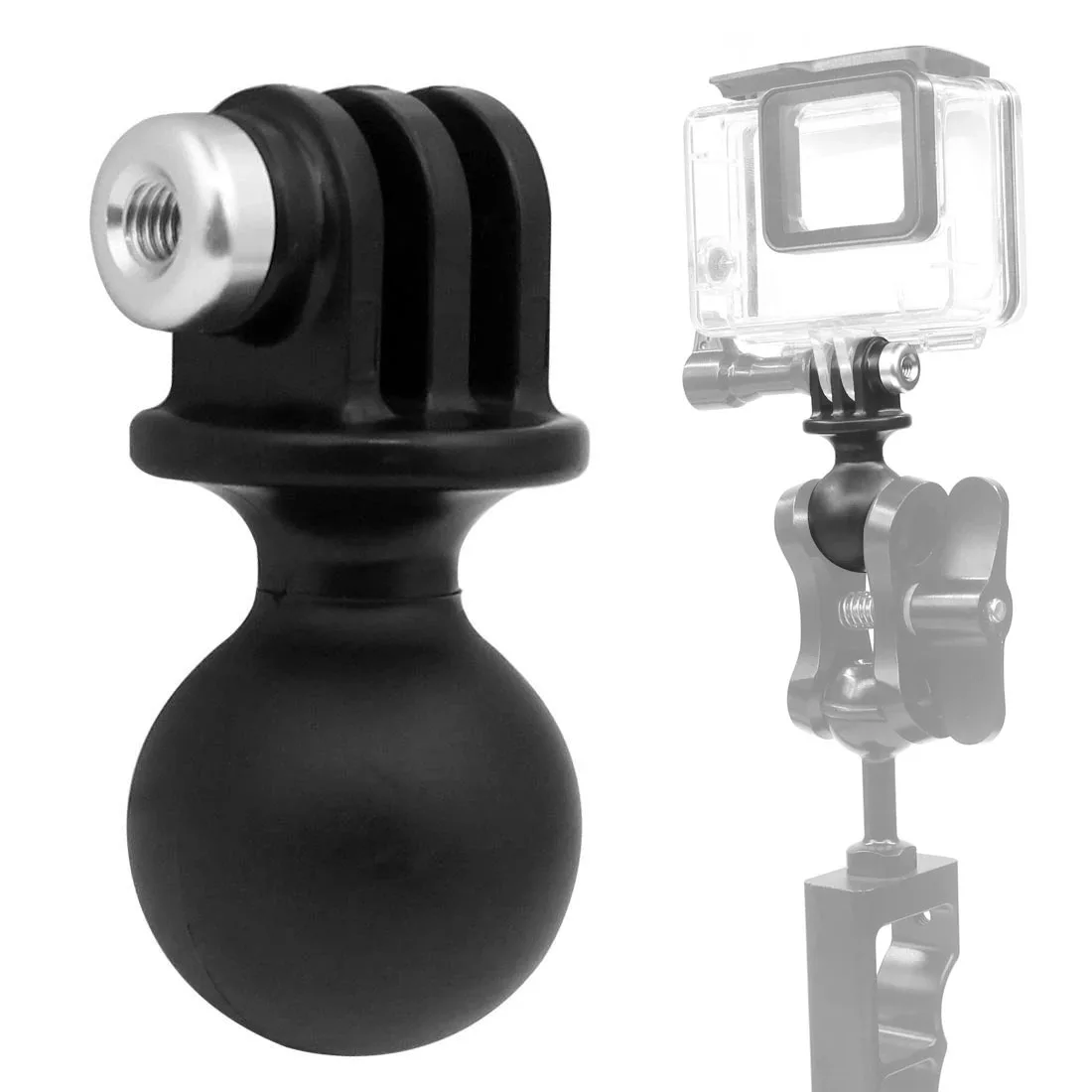 

1inch Mini Tripod Ball Head Base Adapter for GoPro Hero 11 10 DJI Osmo Action 3 Insta360 X3 Accessory for RAM Mounts Motorcycle