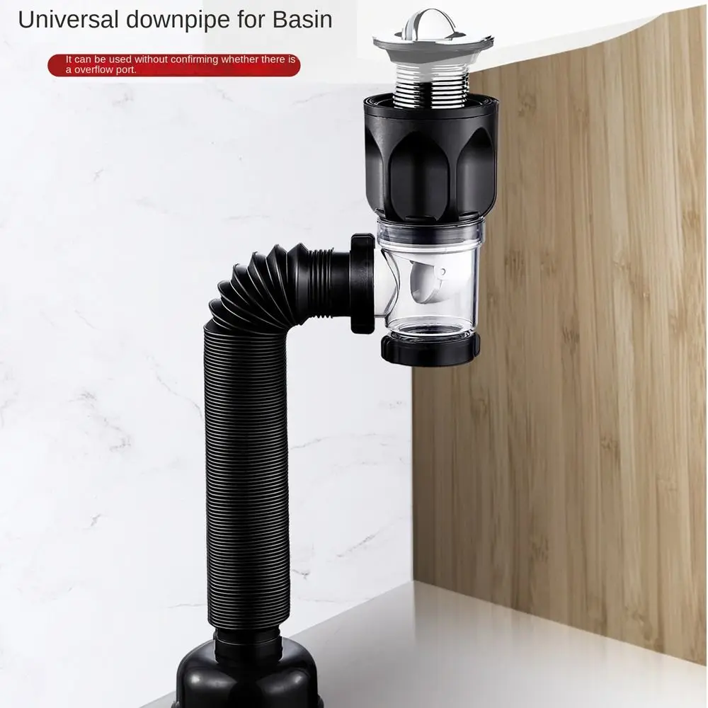 

Anti-odor Plumbing Kitchen Accessories Wash Basin Pipe Fittings Sink Drain Pipe Set Water Hose Sewer Drainage Pipe Connector