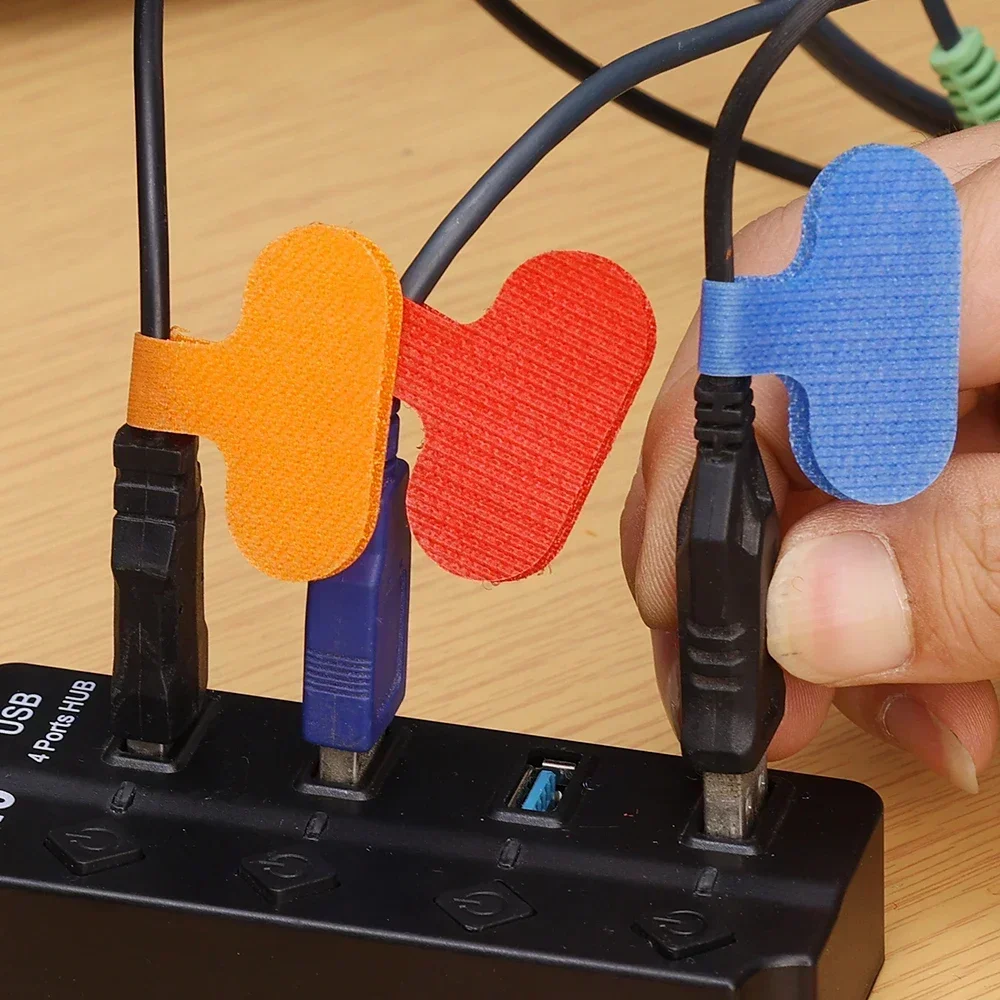 150-10 шт. кабельные этикетки для прокладки кабелей красочные водонепроницаемые