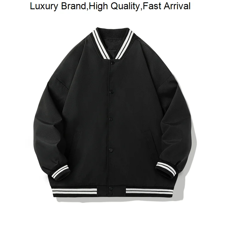 

High Quality Men's s Men New Casual Coats Spring autumn Slim baseball Jacket casual fashion loose Coat for Male