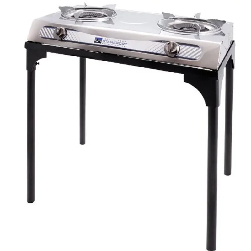 

Stansport Stainless Steel 2 Burner Stove with Stand