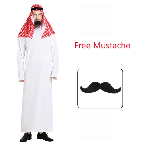 Мужской костюм арабского шейха Umorden, костюм овчарки арабского принца, косплей для взрослых, фантазия, Пурим, костюмы на Хэллоуин