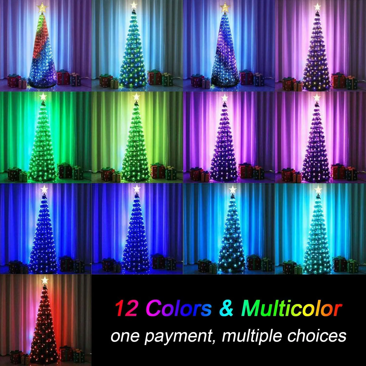 СВЕТОДИОДНАЯ Гирлянда RGB Tuya с Wi-Fi 50/100 светодиодов | Лампы и освещение