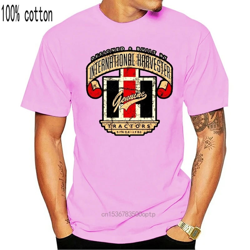 

Men T Shirt IH Designed Built International Harvester Genuine Tractors-s Funny t-shirt Novelty Tshirt Women