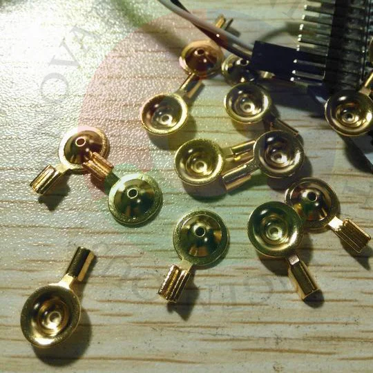

Advanced EEG Brain Electrodes Gold-plated Disc-shaped Suitable for EEG Modules Such as OpenBCI ThinkGear