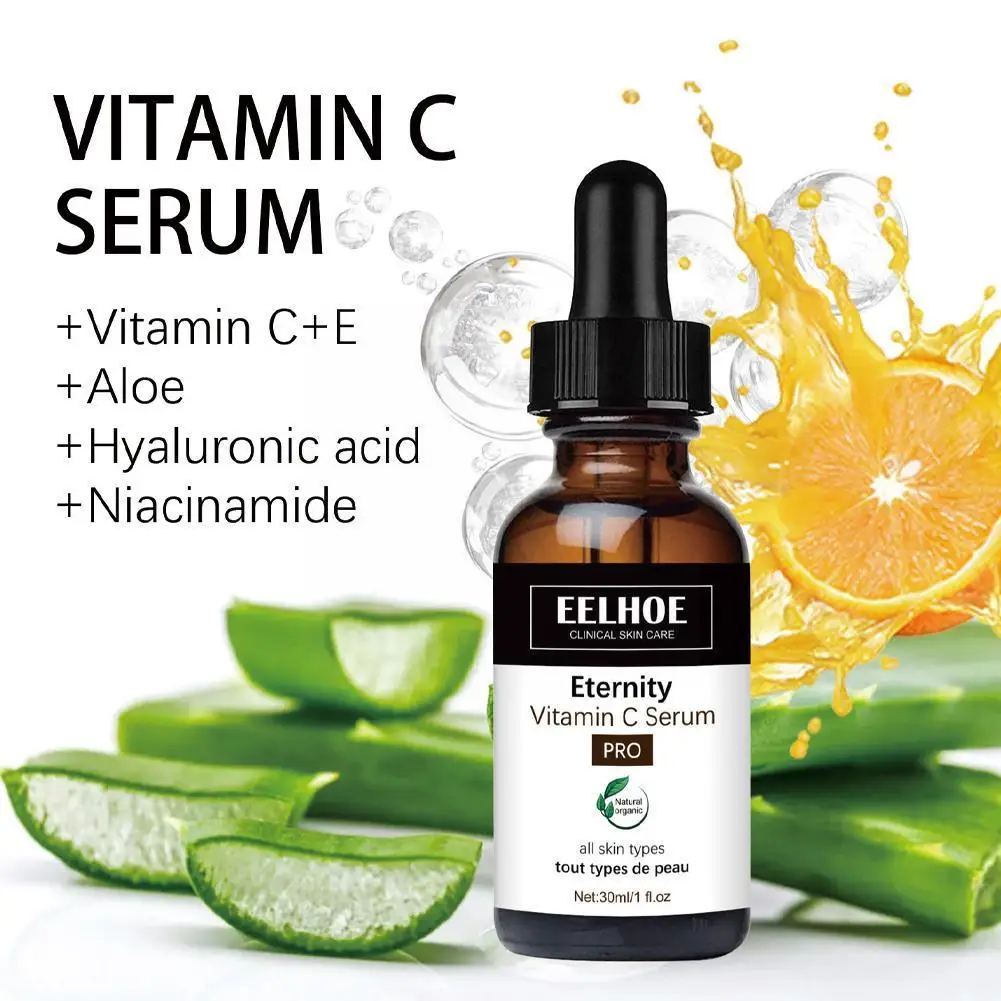 

30ml Vitamin C Face Serum Anti-wrinkle Care For Line-Fading Boost Skin Recover Day And Night Easy To Absorb Gift For Girlfr Q2Z3