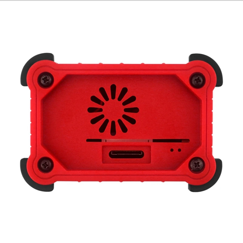 

For Raspberry Pi 4B Case With Fan,Aluminum Alloy Protective Case Shockproof Durable For Raspberry Pi 4 B