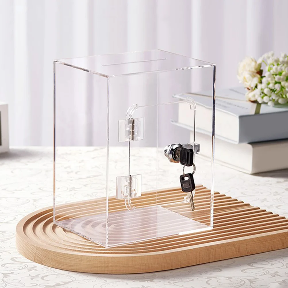 

Transparent Piggy Bank Coin Jar Adults Tip Jars Kids Money Banks Girls Toys Boys Hucha