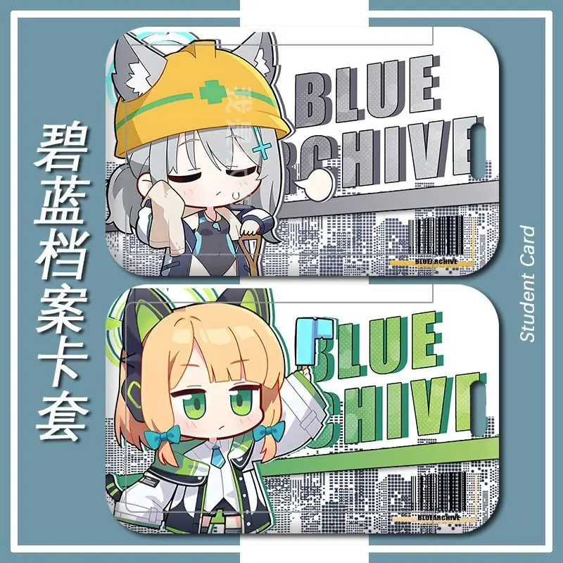Синий архив Q версия Tenndou U Shirasu Azusa протектор аниме обложка студенческий значок