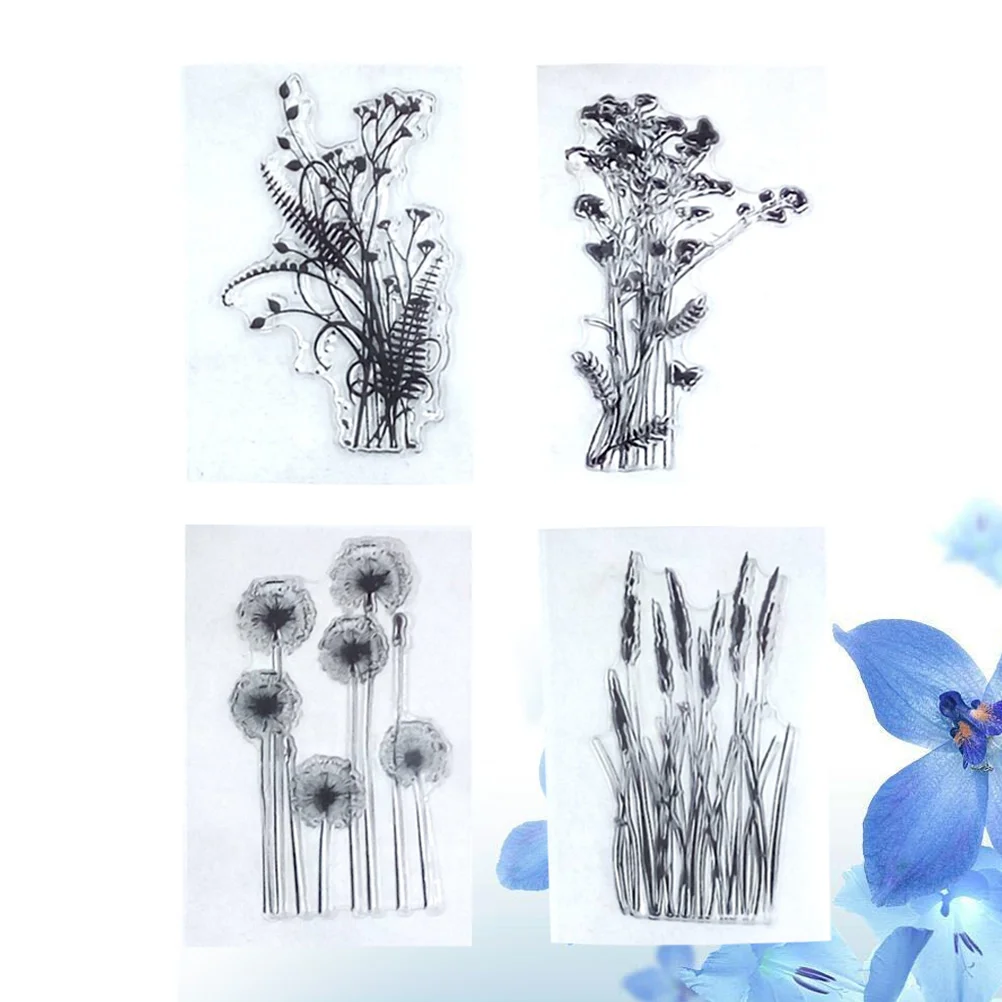 

3 Clear Stamp Reusable Transparent Stamp Scrapbooking Seal for Diary Photo Album