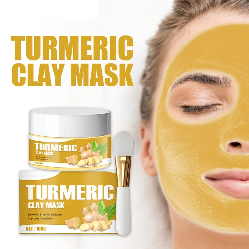 

Washable Mask Pore Cleanser Moisturizing 100g Natural Skin Care for Men And Women Mud Masks Daily Face Cleanser