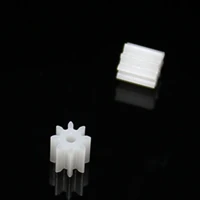 8 teeth 0 5m pinion gear 81 5a toy helical spare parts model diy plastic gears hole 1 5mm for toy accessories