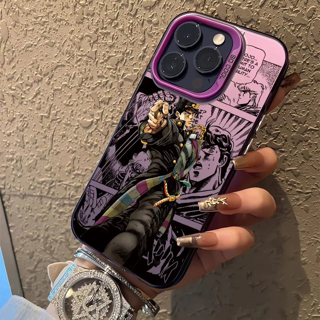 Фото Чехол для телефона Jojos Bizarre Adventure SBR для iPhone 17 Air 16 e 15 14 13 12 11 Pro Max Plus Mini SE 2020 2022, противоударный бампер №3