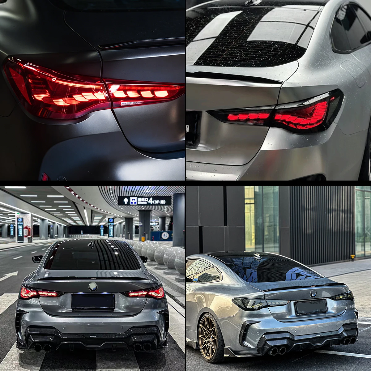 Новинка: OLED-фонари заднего хода GTS Dragon Scale для BMW 4 серии M4 G22 G23 G26 G82 G83 2020-2026, модифицированные задние фонари для автомобиля (art.: 3920d913a4591) - 3920d913a4591