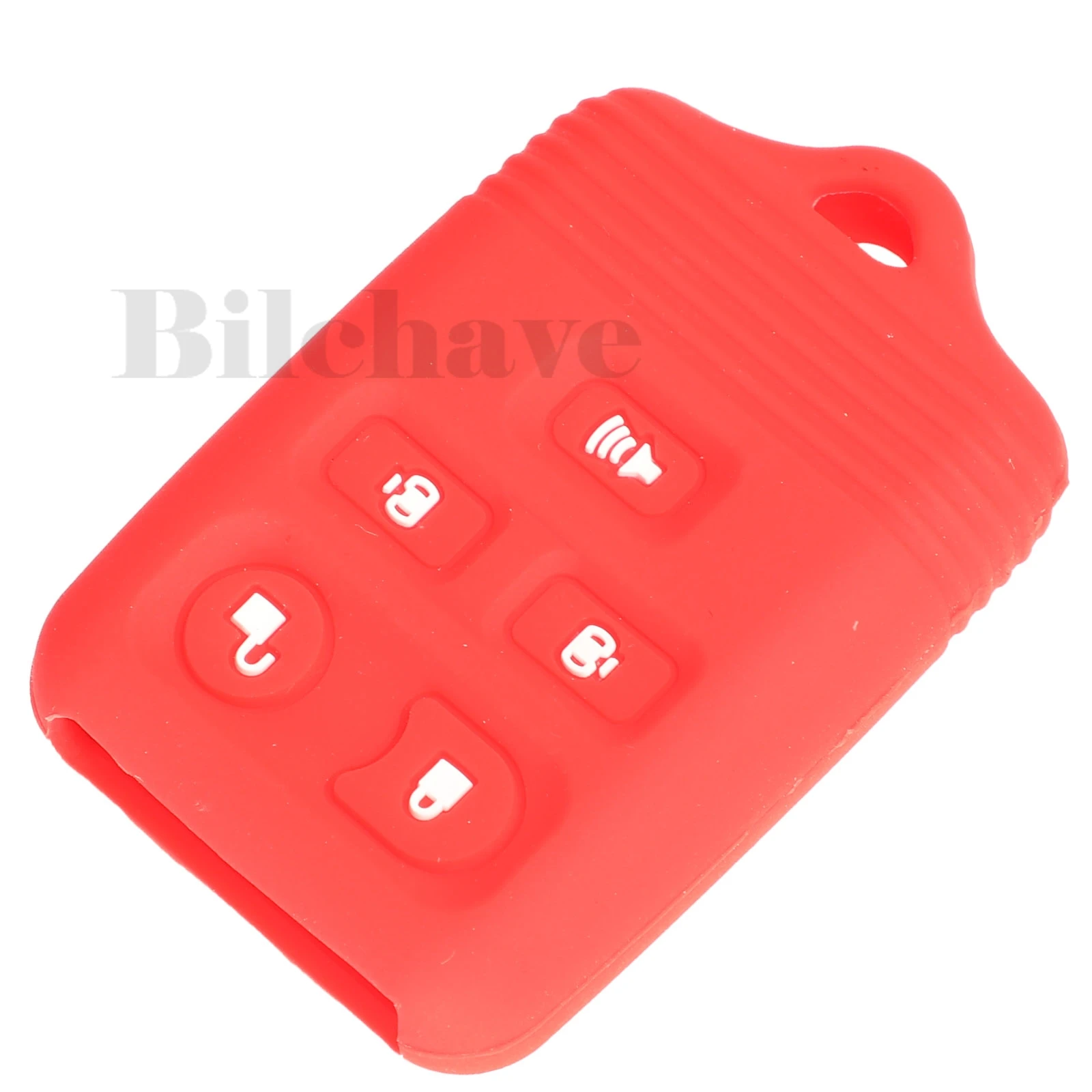 Jingyuqin 5-кнопочный дистанционный ключ от автомобиля силиконовый резиновый чехол