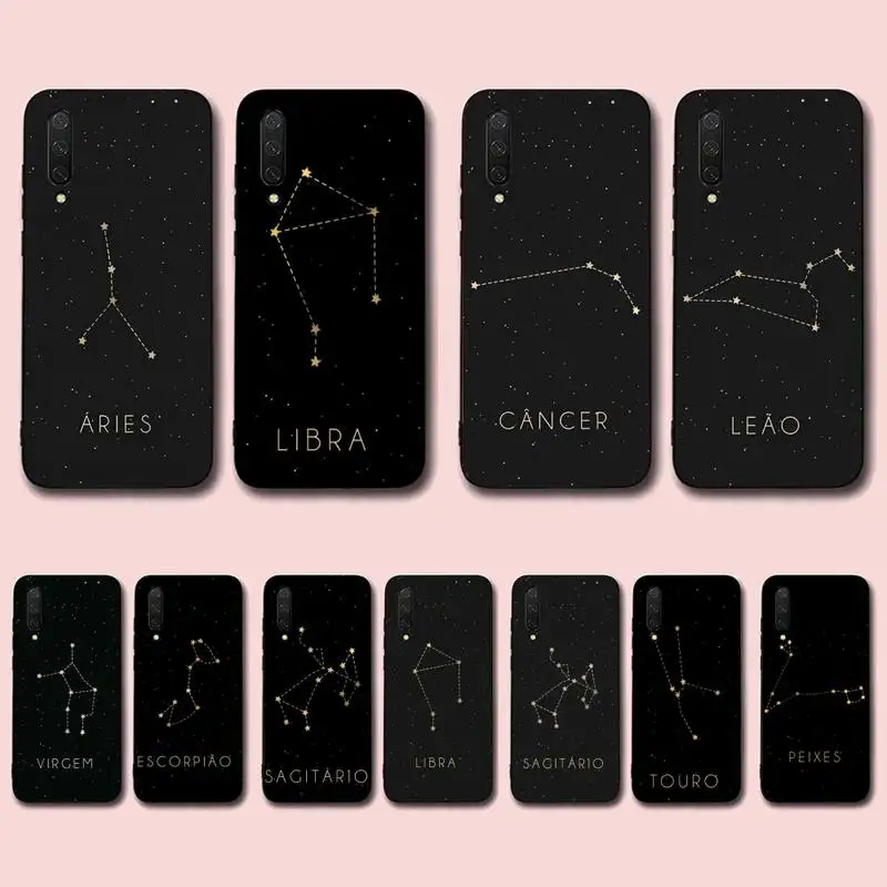 

Twelve constellations with point Phone Case for Xiaomi mi 5 6 8 9 10 lite pro SE Mix 2s 3 F1 Max2 3
