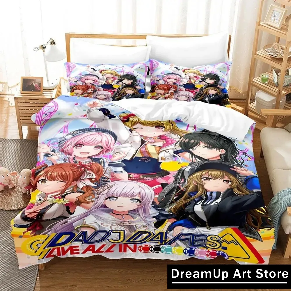 3D принт мода аниме D4DJ все смешанный комплект постельного белья для мальчиков и