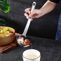 colander spoon gravy oil soup fat separator creative kitchen gadget stainless steel filter grease spoon kitchen accessories tool