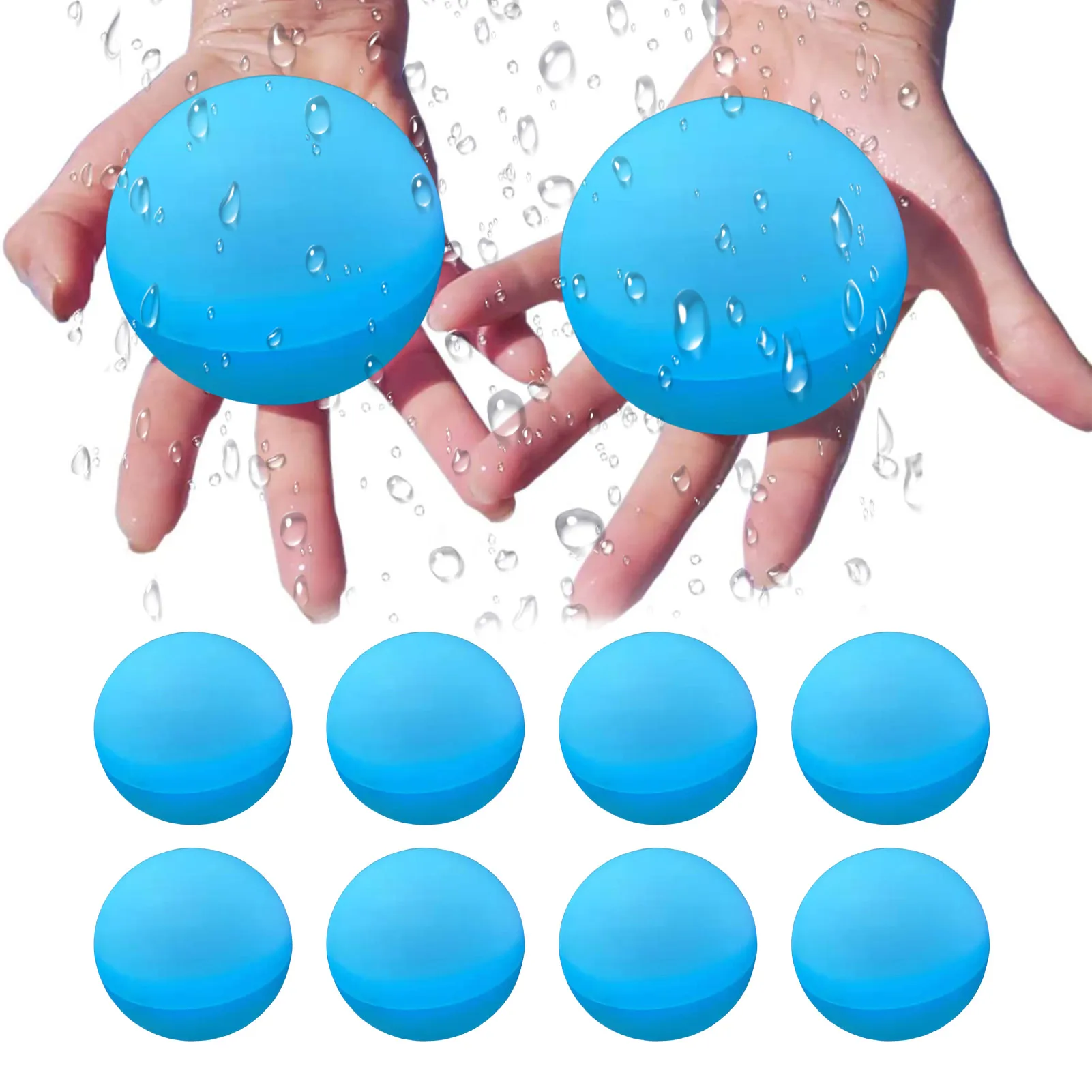 

New Silicone Magnetic Waterfall Ball Toy Kids Water Filled Ball Bubble Balloon Summer Outdoor Water Sports Beach Party Supplies