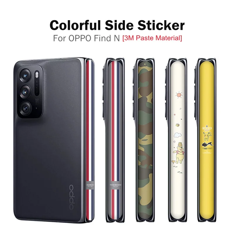 

Colorful Anti-Scratch Side Sticker Hydrogel Film for OPPO Find N 5G Hinge Protector for FindN