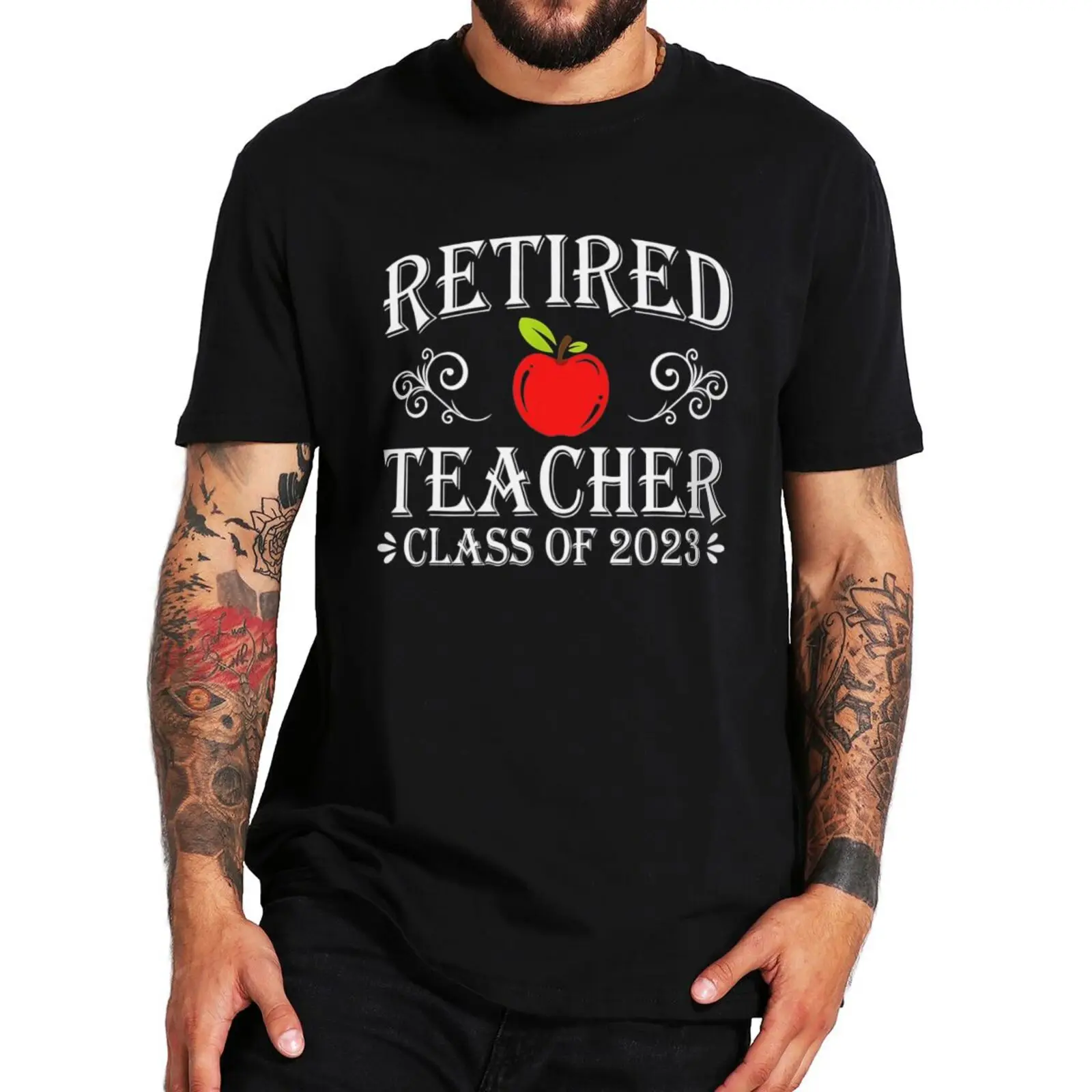 

Retired Teacher Class Of 2023 T Shirt Retirement Funny Gifts T-shirts For Men Women 100% Cotton Unisex O-neck Summer Tee Tops