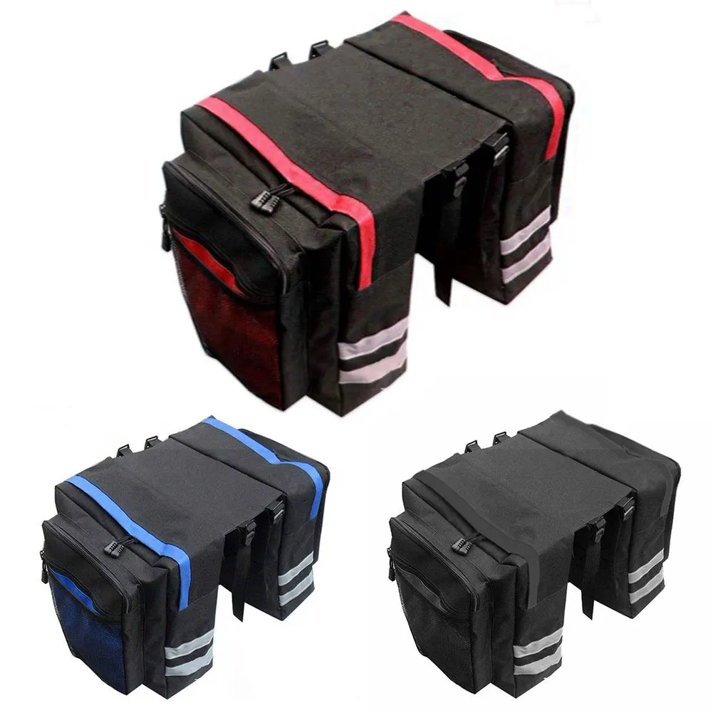 

1PC 30 Liters Large Capacity Bicycle Rear Rack Bag For Mountain Bike Motorcycle Carrying Bag Rear Bicycle Rear Double Saddle Bag