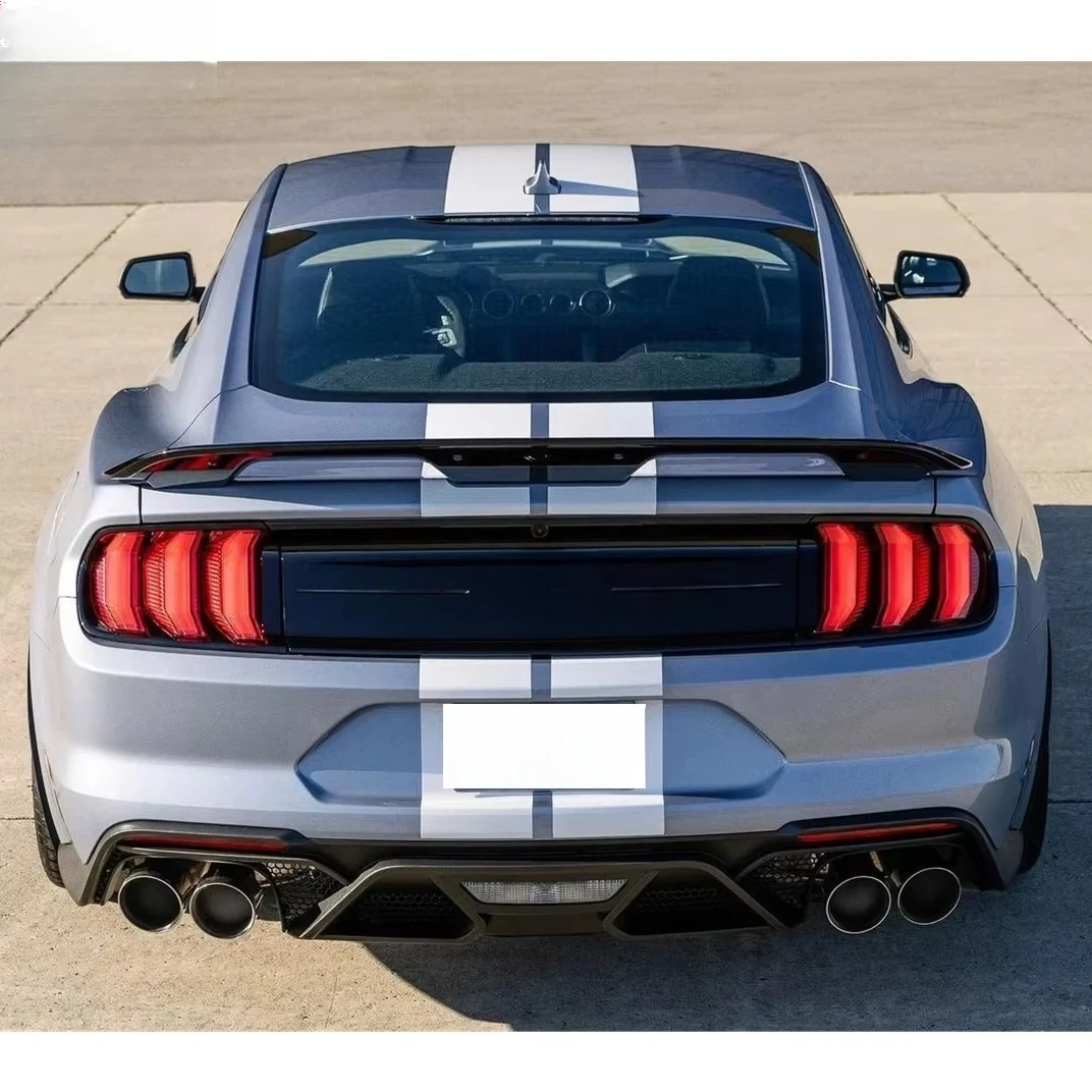 Фото Комплект обвесов для Ford Mustang 2018-2020: преобразуйте в модель GT500 Shelby – бамперы, решетка радиатора, задний диффузор, боковые пороги №5