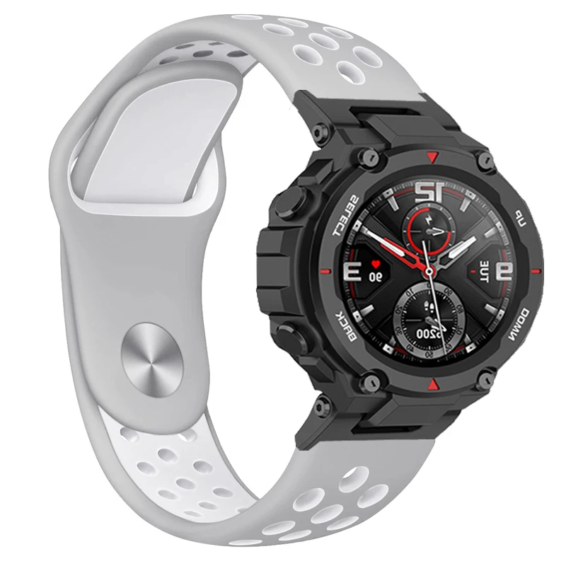 Silicone Replacement Strap For Huami Amazfit T-rex Sport Watch Band Bracelet For Xiaomi Amazfit T Rex Pro Wristband Accessories