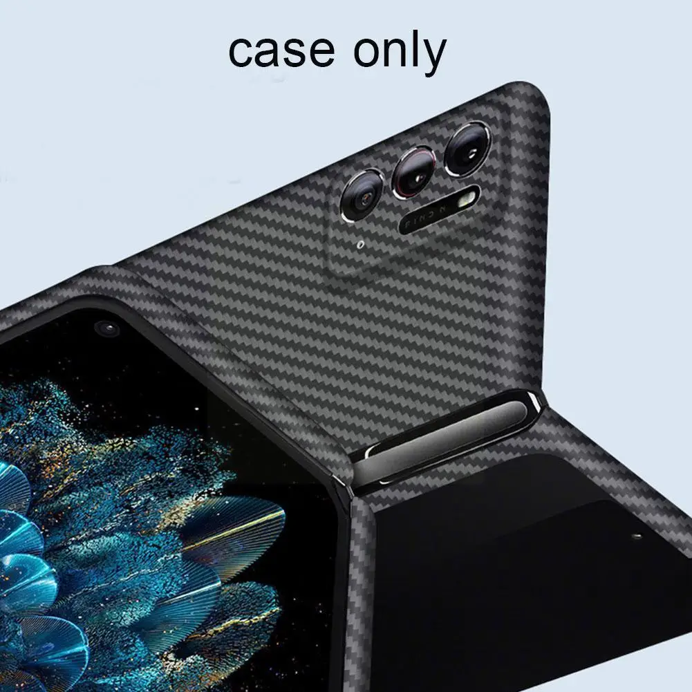 

For Find N Carbon Fiber Pattern Leather Protective Protective Cover Anti-fall Ultra-thin F0p5