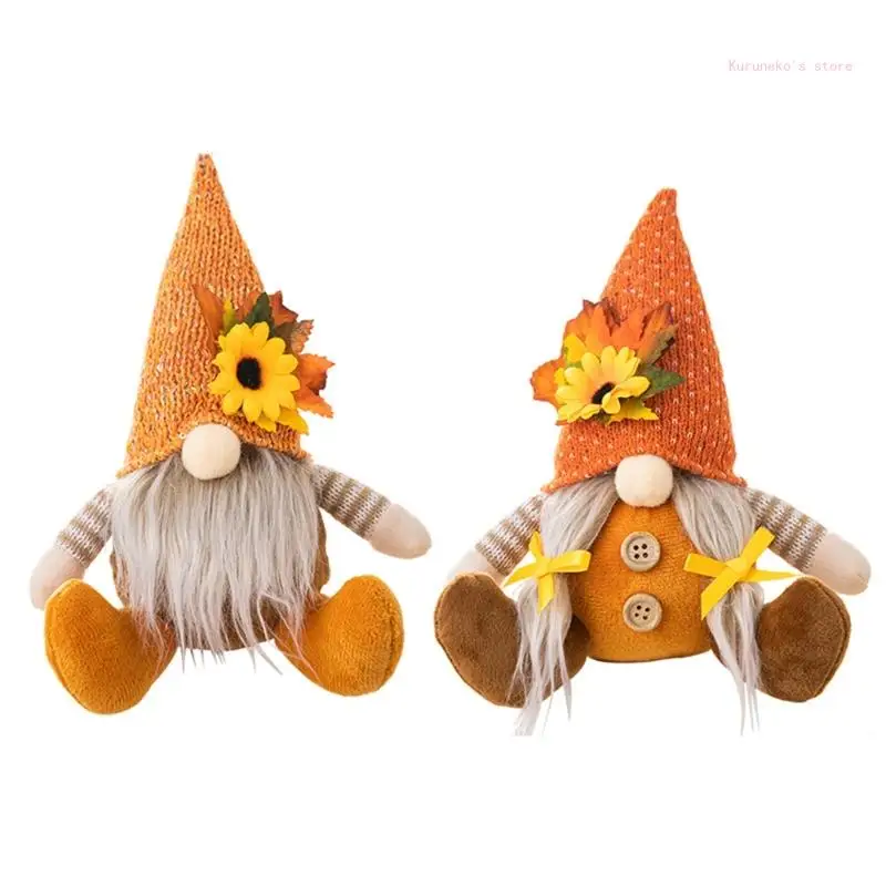 

Thanksgiving Hanging Gnome Beard Ornament Decor Accessores