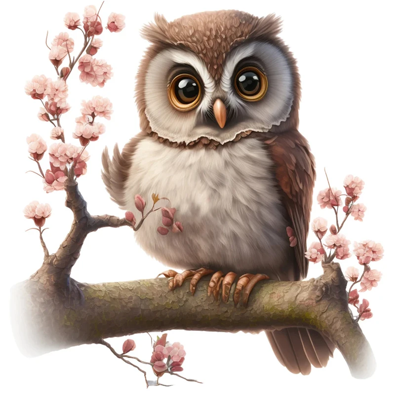 

ПВХ наклейка для стен Cartoon Owl