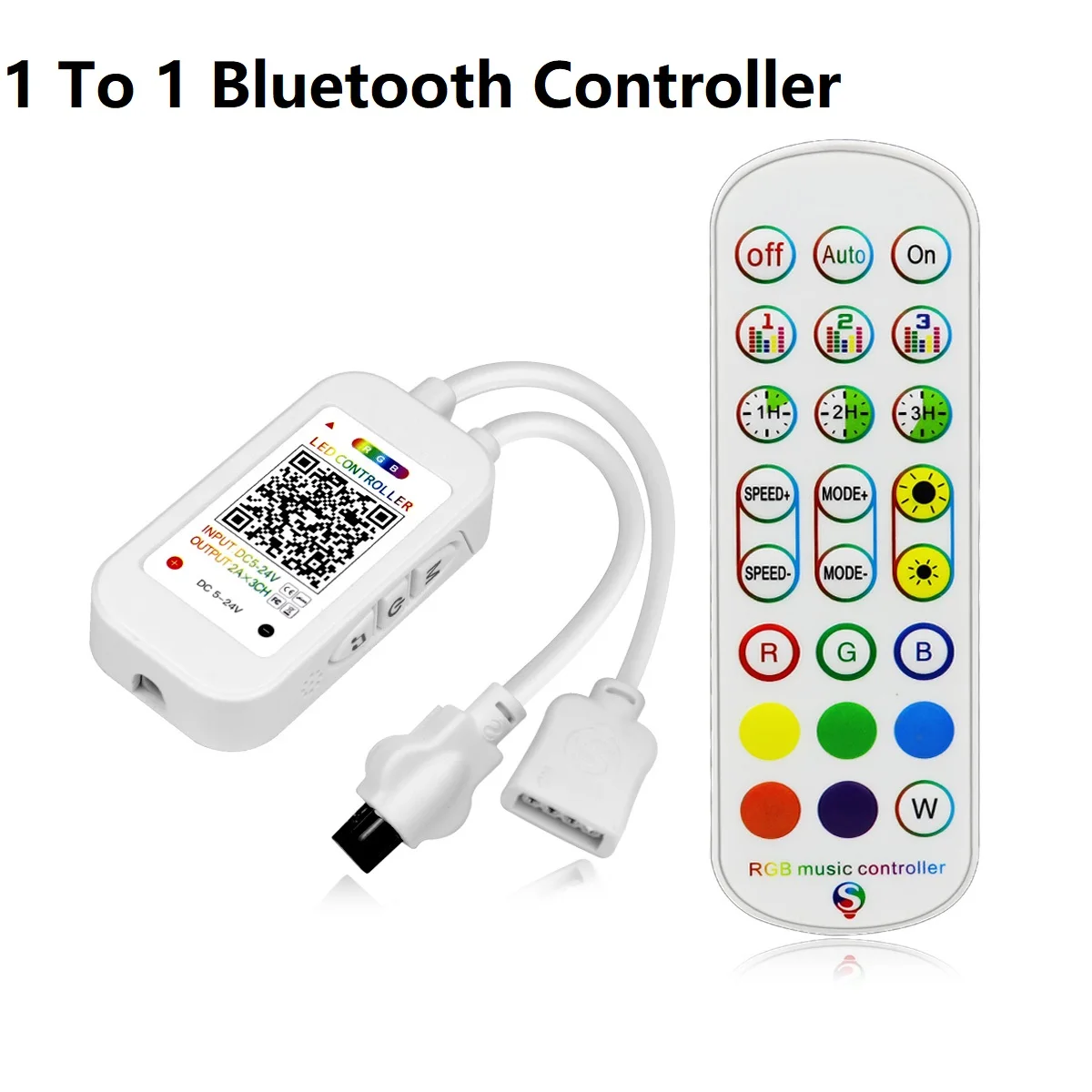 

Bluetooth RGB-контроллер 12В/24В